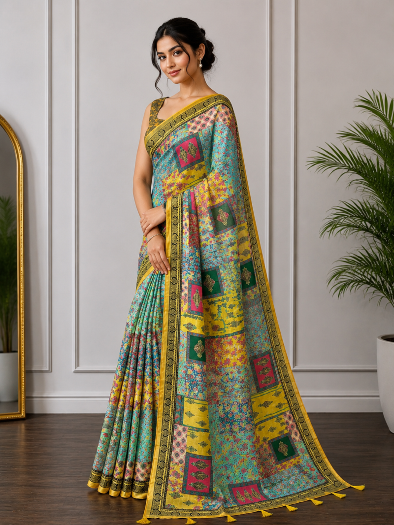 Amrah Wholesale Mv Vis 37 Cotton Saree