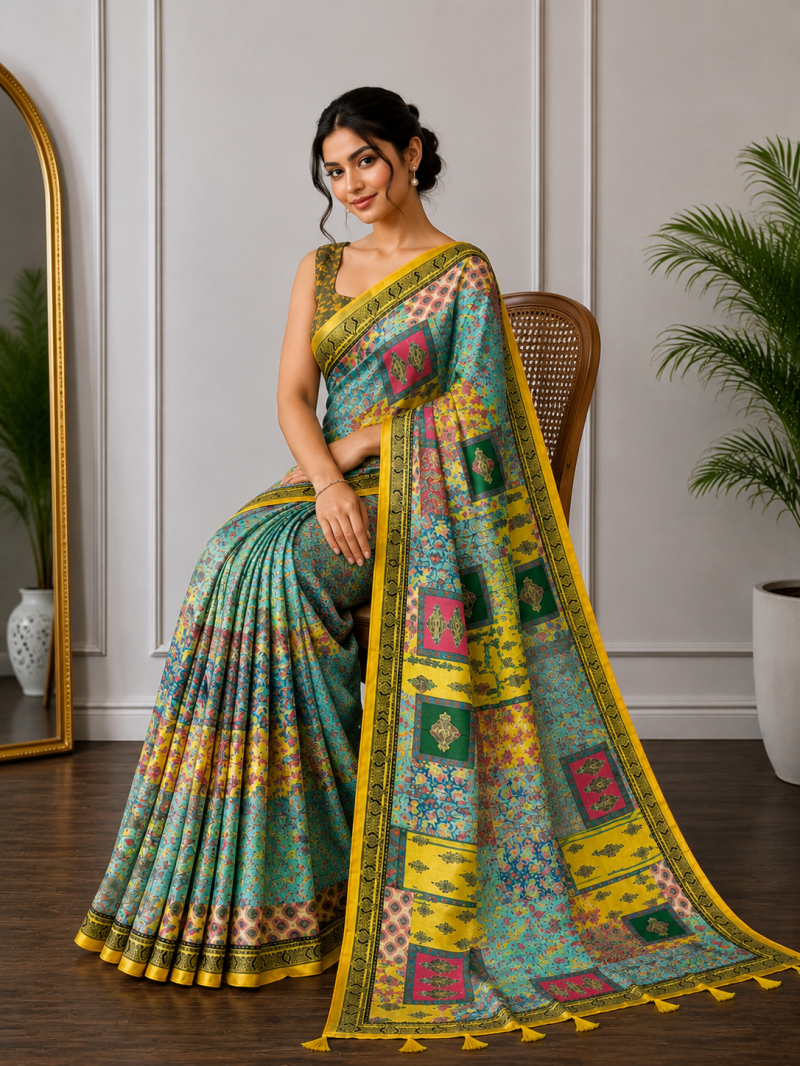 Amrah Wholesale Mv Vis 37 Cotton Saree