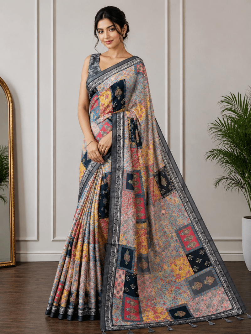 Amrah Wholesale Mv Vis 37 Cotton Saree - Amrah Wholesale