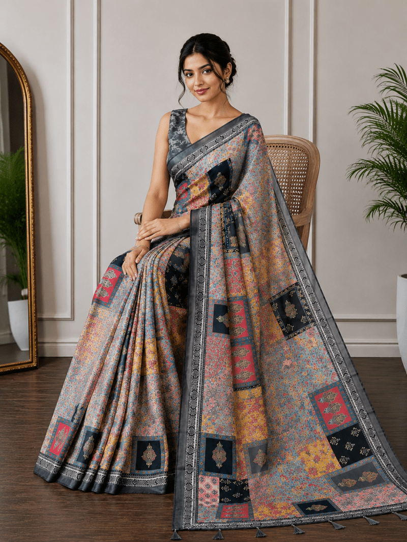 Amrah Wholesale Mv Vis 37 Cotton Saree - Amrah Wholesale