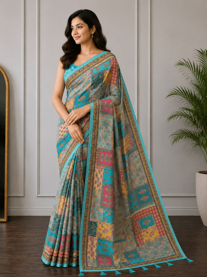 Amrah Wholesale Mv Vis 37 Cotton Saree - Amrah Wholesale