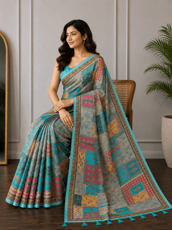 Amrah Wholesale Mv Vis 37 Cotton Saree - Amrah Wholesale
