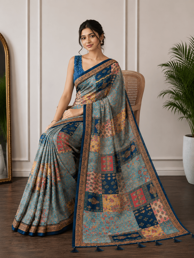 Amrah Wholesale Mv Vis 37 Cotton Saree - Amrah Wholesale