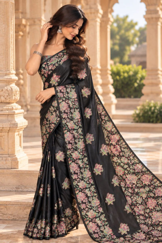 Amrah Wholesale Mv Vis 65 Satin Silk Saree