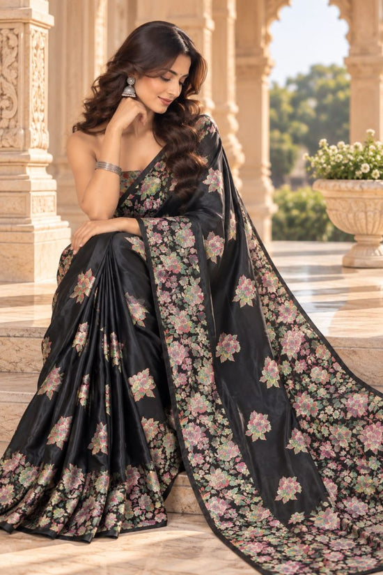 Amrah Wholesale Mv Vis 65 Satin Silk Saree