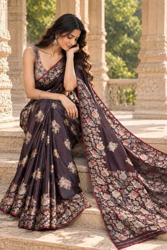 Amrah Wholesale Mv Vis 65 Satin Silk Saree