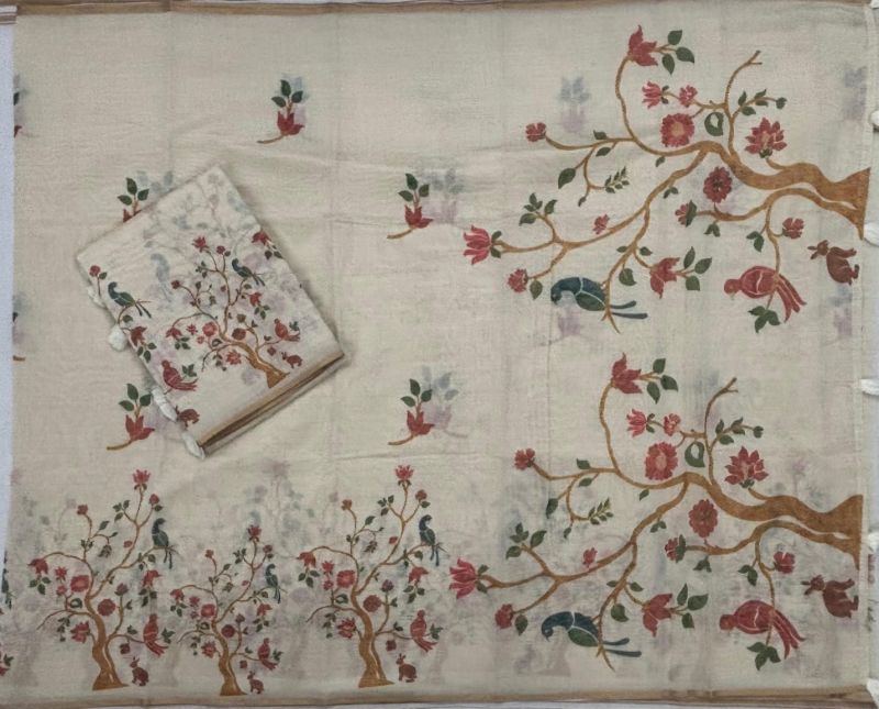 Amrah Wholesale Myra Vol 24 Khadi Silk Printed Office Wear Saree