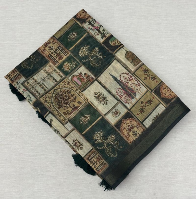 Amrah Wholesale Myra Vol 25 Khadi Silk Digital Printed Saree