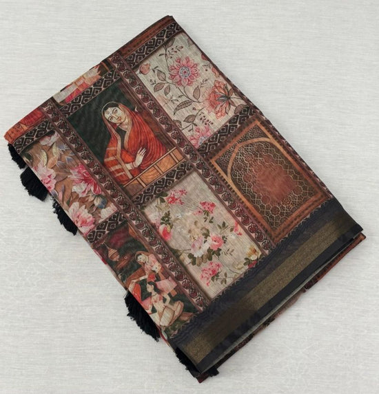Amrah Wholesale Myra Vol 25 Khadi Silk Digital Printed Saree