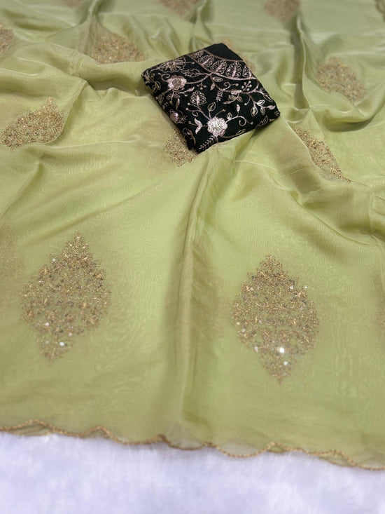 Amrah Wholesale Naina Ah Soft Organza Saree Collection - Amrah Wholesale