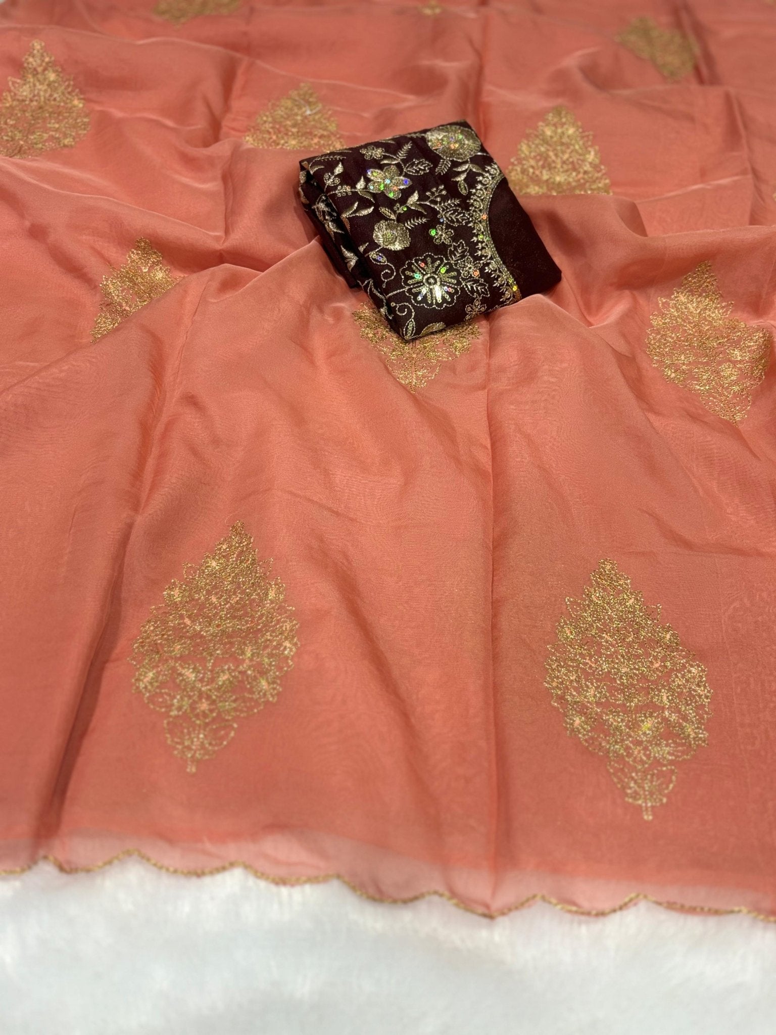 Amrah Wholesale Naina Ah Soft Organza Saree Collection - Amrah Wholesale