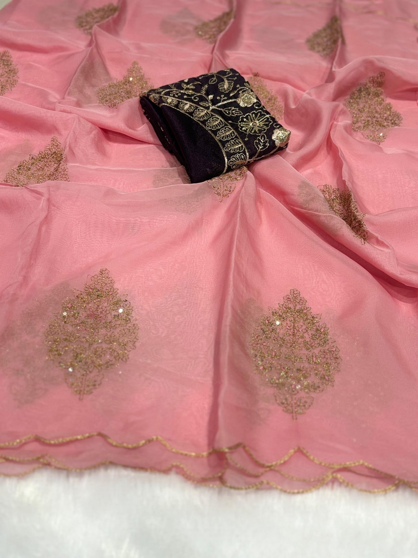 Amrah Wholesale Naina Ah Soft Organza Saree Collection - Amrah Wholesale
