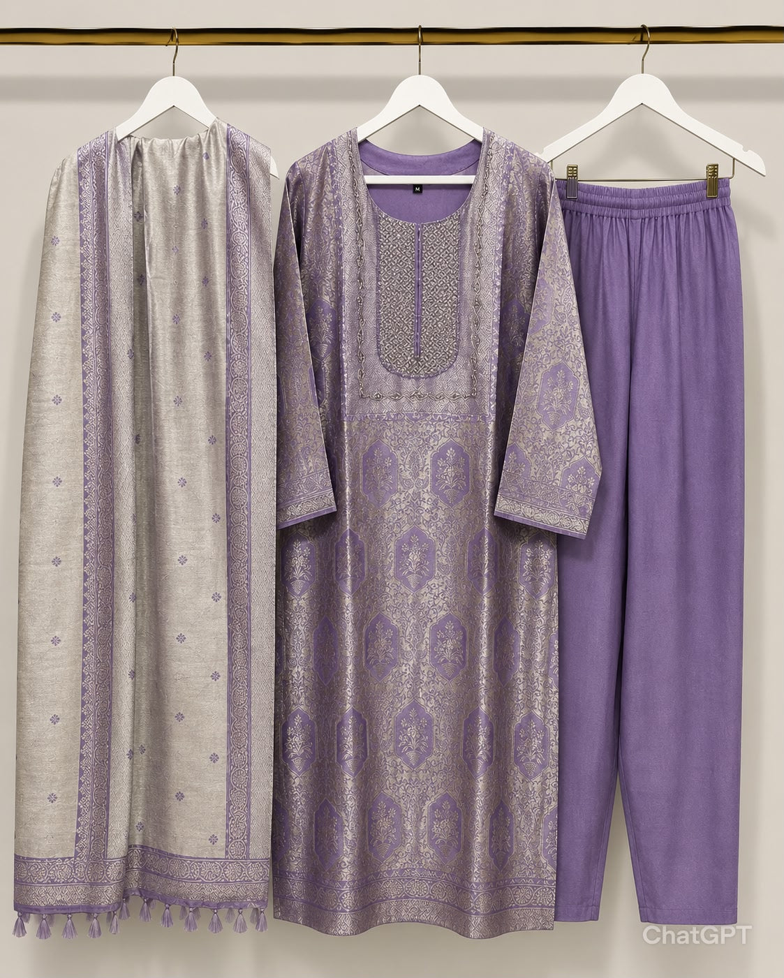 Amrah Wholesale Naisha K 1021 Kanjivaram Silk Kurti Pant Dupatta Set