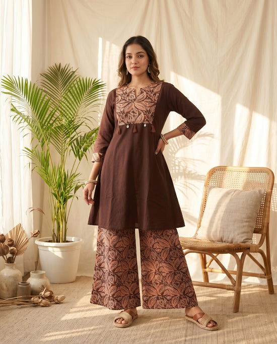 Amrah Wholesale Naisha K 1028 Cotton Manual Work Kurti Pant Set
