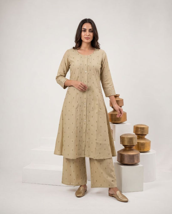 Amrah Wholesale Naisha K 1077 Pure Viscose Butti Work Kurti Pant Set