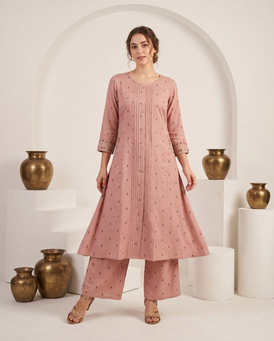 Amrah Wholesale Naisha K 1077 Pure Viscose Butti Work Kurti Pant Set