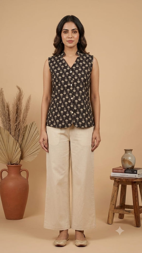 Amrah Wholesale Naisha K 1128 Cotton Printed Sleeveless Tops Collection - Amrah Wholesale