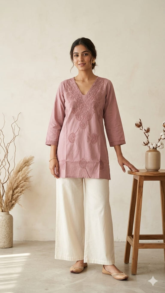 Amrah Wholesale Naisha K 1185 Cotton Embroidered Kurti
