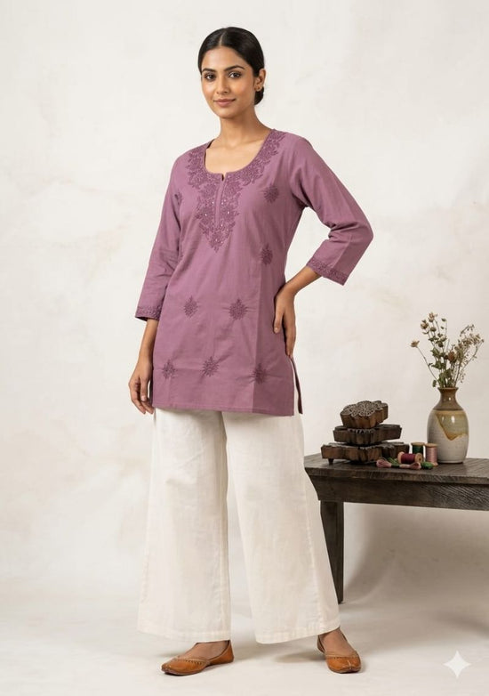 Amrah Wholesale Naisha K 1185 Cotton Embroidered Kurti
