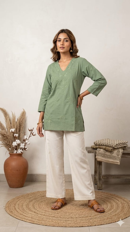 Amrah Wholesale Naisha K 1185 Cotton Embroidered Kurti