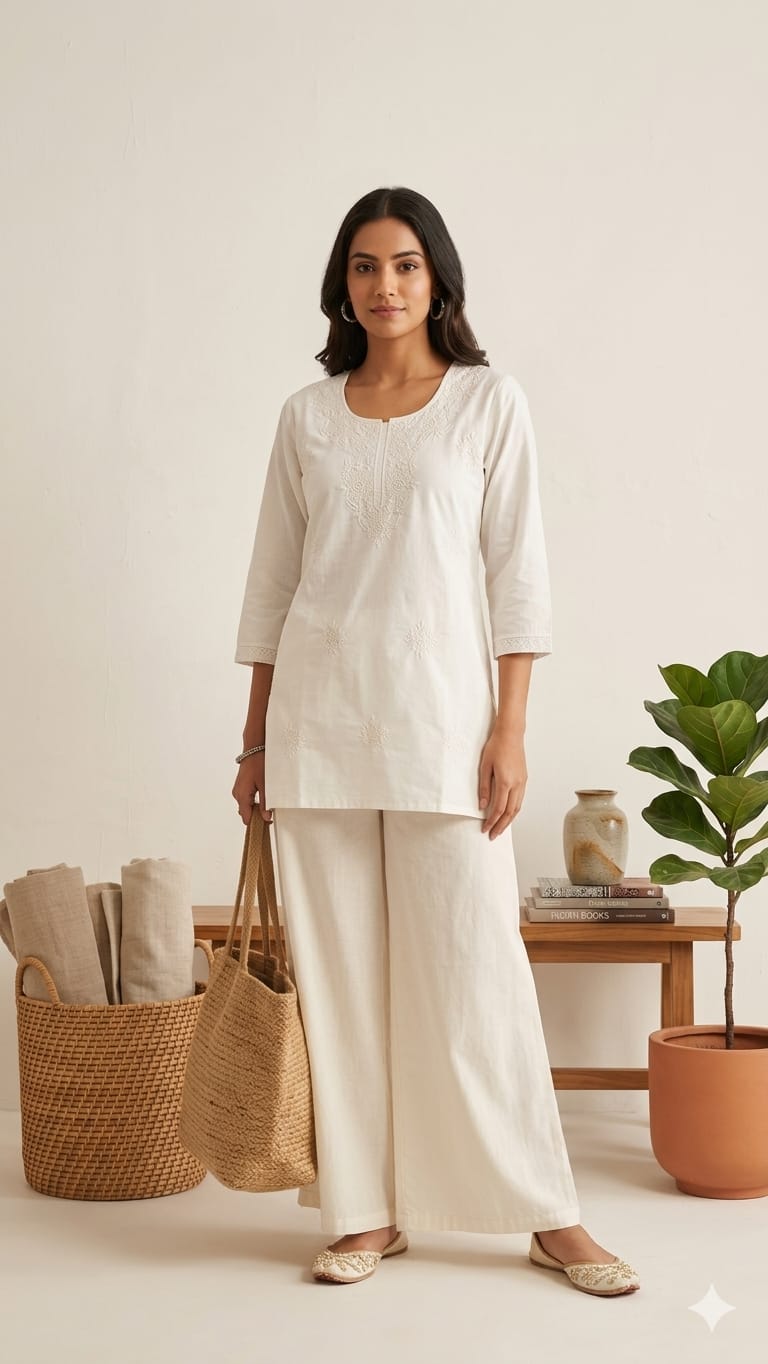 Amrah Wholesale Naisha K 1185 Cotton Embroidered Kurti