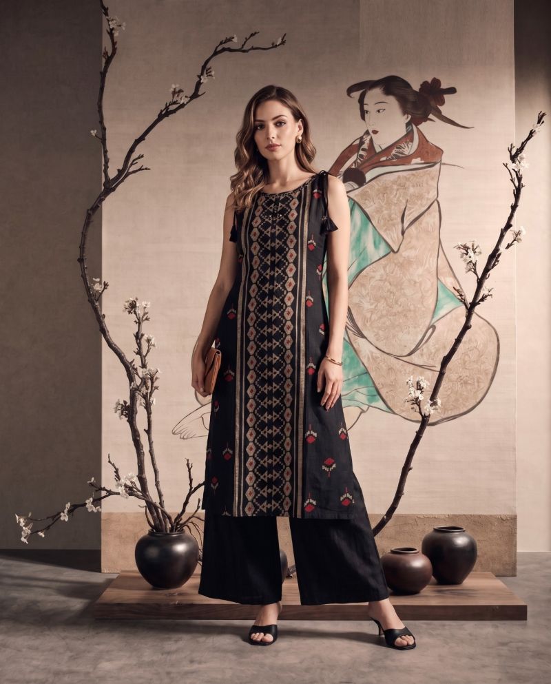 Amrah Wholesale Naisha K 1204 Vatican Kurti With Bottom