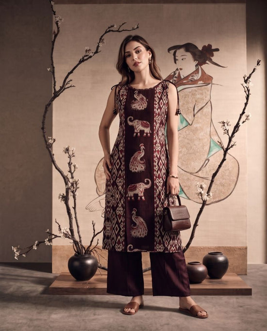 Amrah Wholesale Naisha K 1204 Vatican Kurti With Bottom