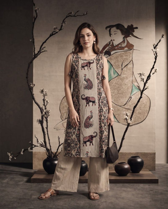 Amrah Wholesale Naisha K 1204 Vatican Kurti With Bottom