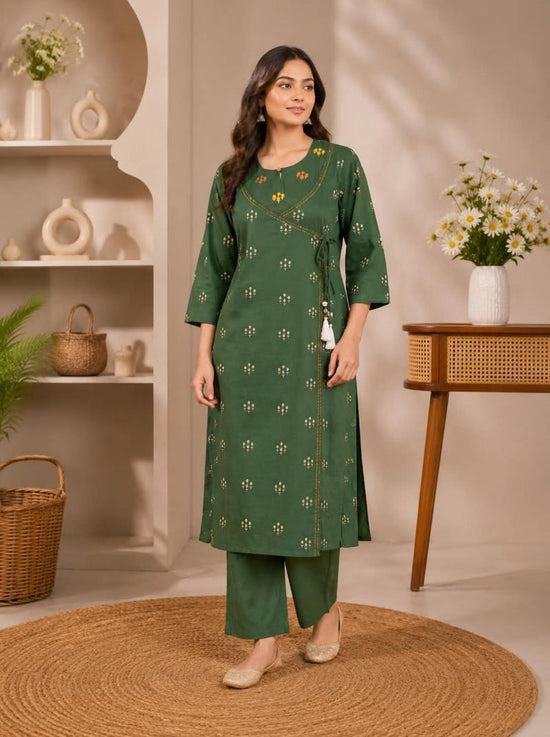Amrah Wholesale Naisha K 1238 Cotton Handloom Kurti Pant Set