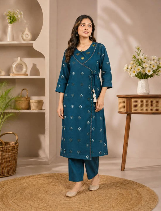 Amrah Wholesale Naisha K 1238 Cotton Handloom Kurti Pant Set