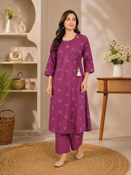 Amrah Wholesale Naisha K 1238 Cotton Handloom Kurti Pant Set