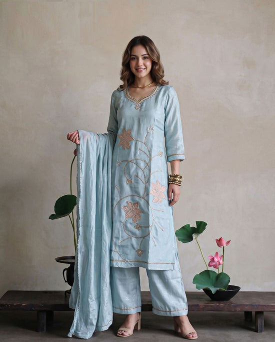Amrah Wholesale Naisha K 1266 Glass Crush Kurti Set - Amrah Wholesale