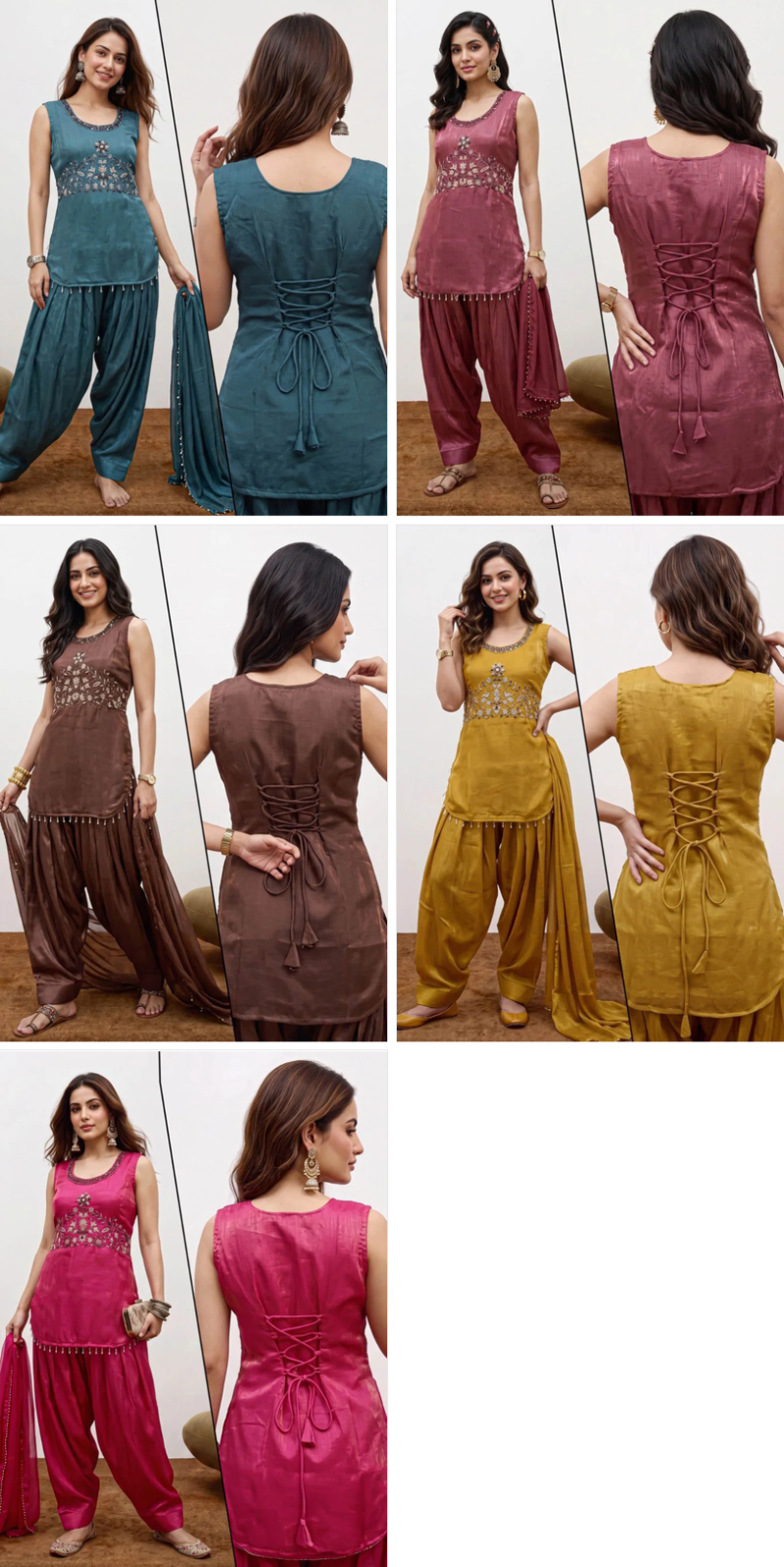 Amrah Wholesale Naisha K 1396 Chiffon Glass Hand Work Farshi Salwar Suit Collection