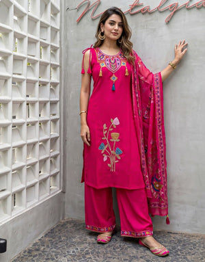 Amrah Wholesale Naisha K 1404 Mul Vatican Salwar Suit Set