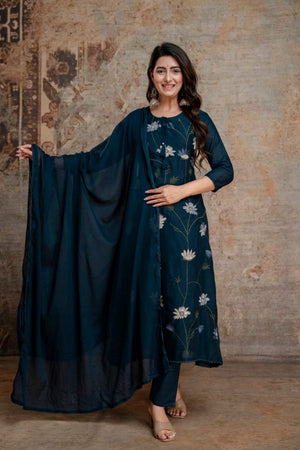 Amrah Wholesale Naisha K 1418 Mul Cotton Kurti Set
