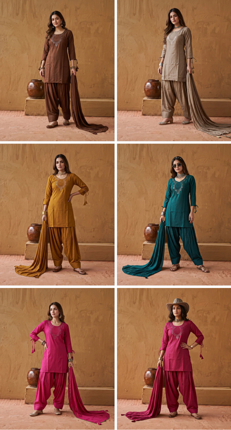 Amrah Wholesale Naisha K 1450 Roman Manual Work Farshi Salwar Suit