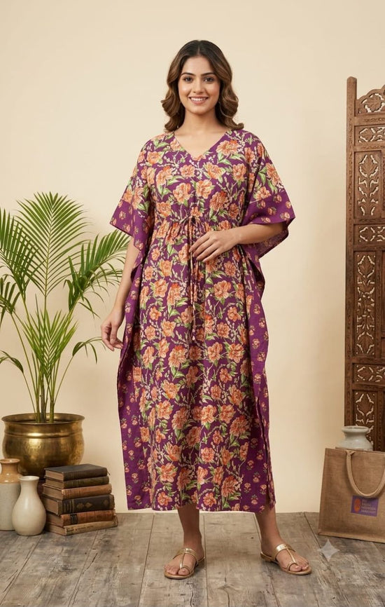 Amrah Wholesale Naisha K 428 Vol 4 Cotton Printed Kaftan - Amrah Wholesale