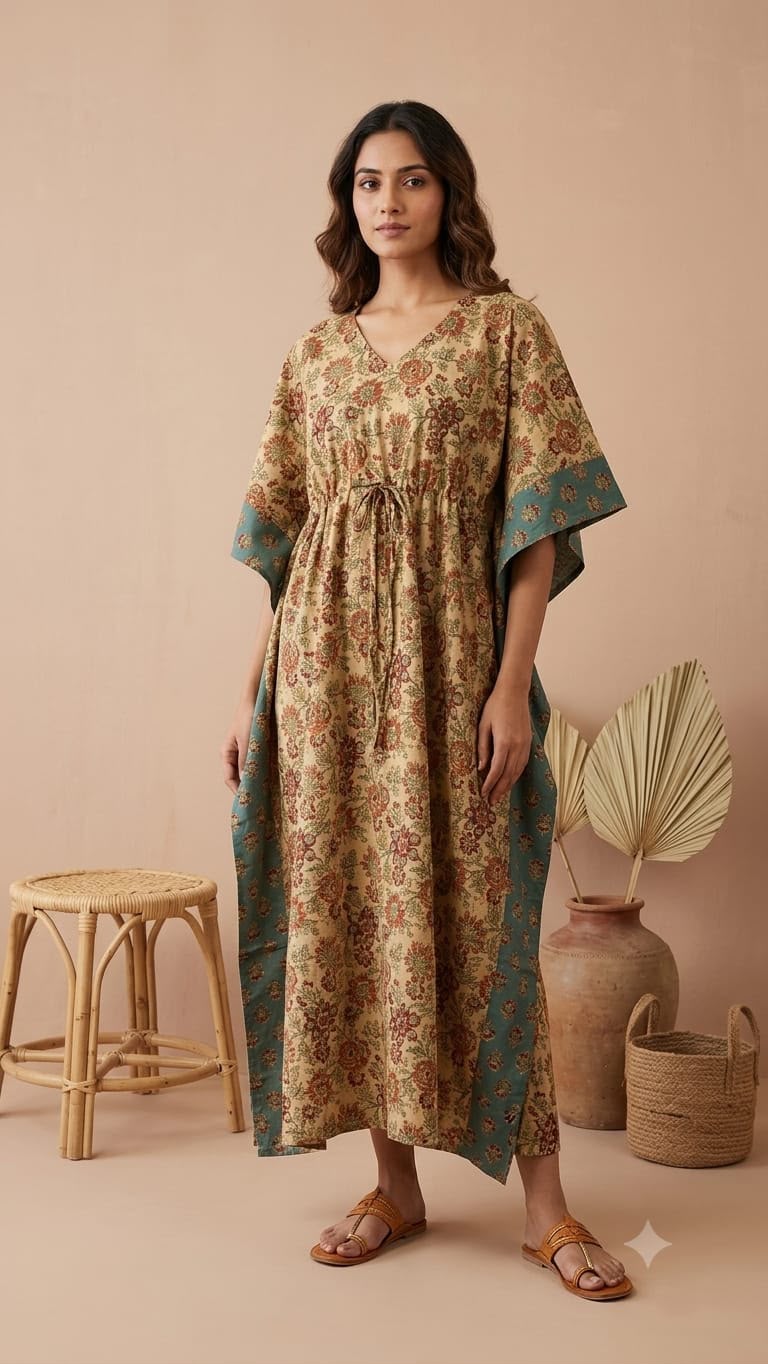 Amrah Wholesale Naisha K 428 Vol 4 Cotton Printed Kaftan - Amrah Wholesale