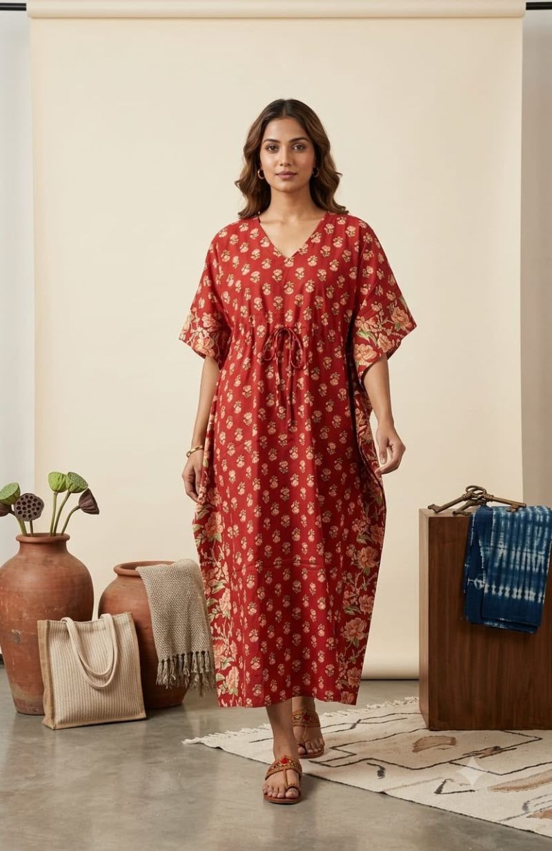 Amrah Wholesale Naisha K 428 Vol 4 Cotton Printed Kaftan - Amrah Wholesale