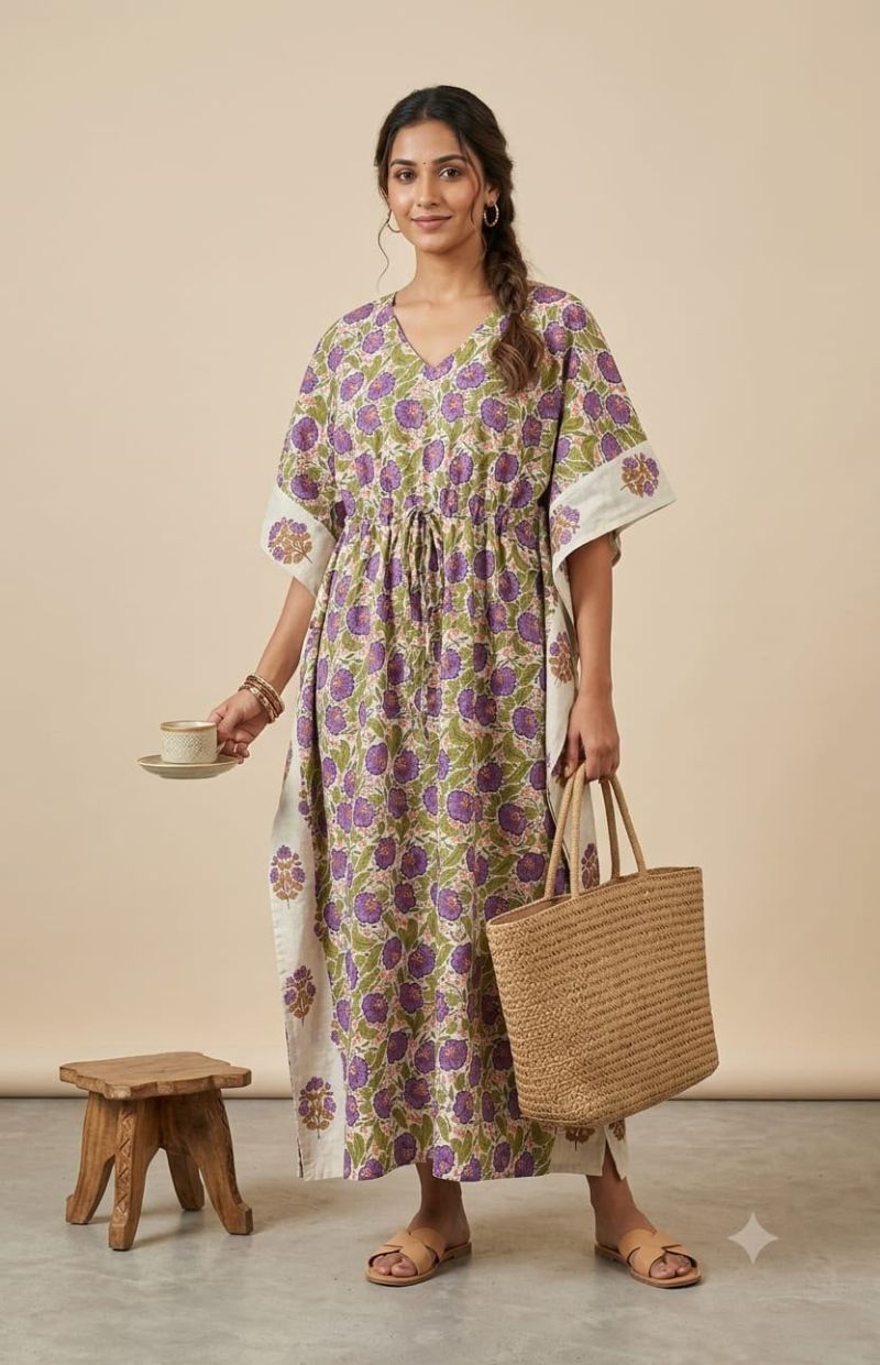 Amrah Wholesale Naisha K 428 Vol 4 Cotton Printed Kaftan - Amrah Wholesale