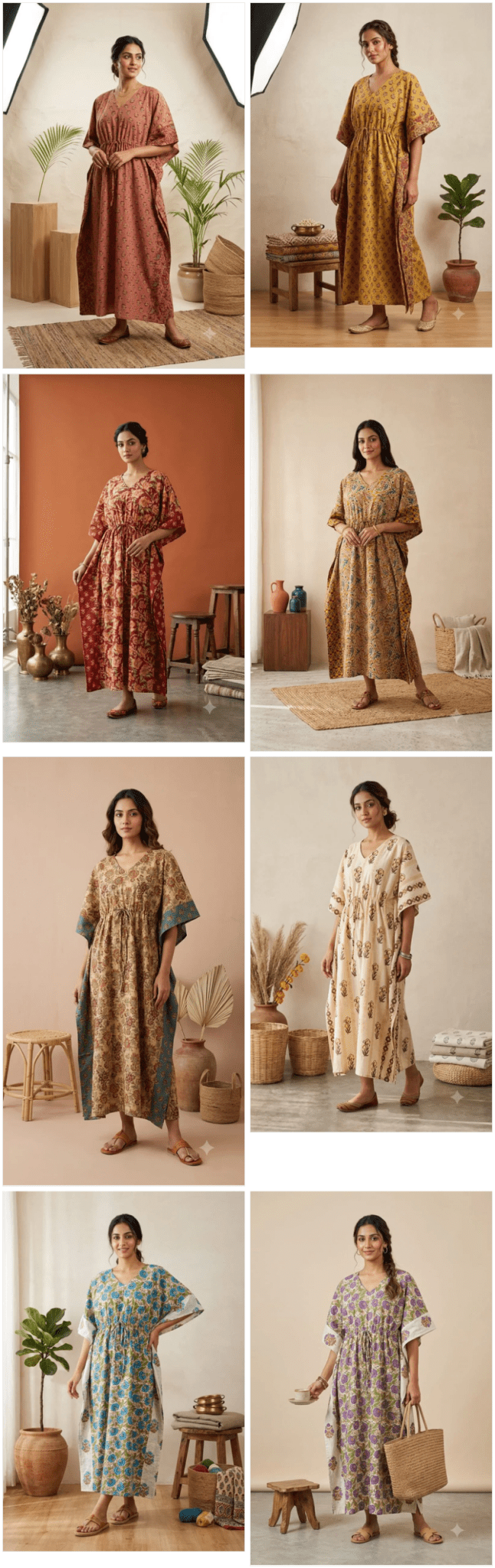 Amrah Wholesale Naisha K 428 Vol 4 Cotton Printed Kaftan - Amrah Wholesale