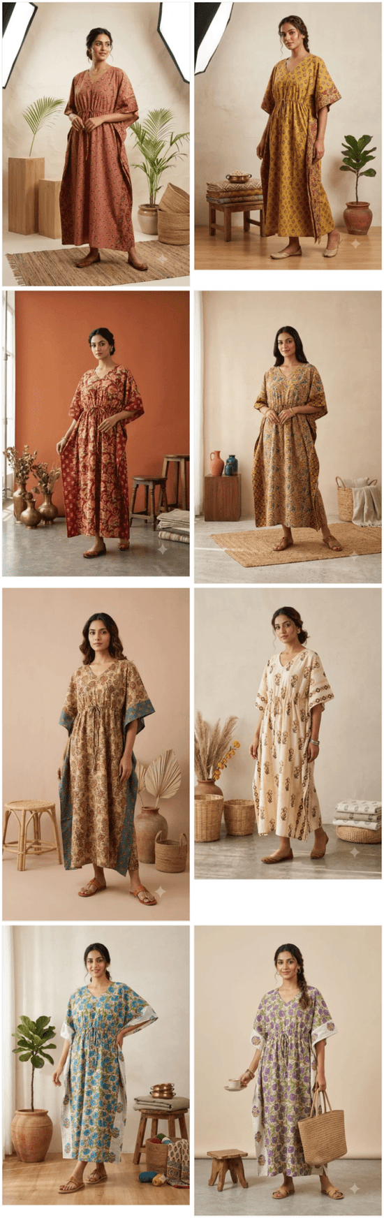 Amrah Wholesale Naisha K 428 Vol 4 Cotton Printed Kaftan - Amrah Wholesale