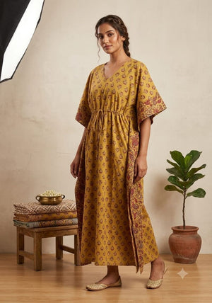 Amrah Wholesale Naisha K 428 Vol 4 Cotton Printed Kaftan - Amrah Wholesale
