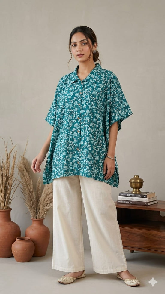 Amrah Wholesale Naisha K 924 Vol 2 Cotton Printed Kaftan Style Shirt Tops - Amrah Wholesale