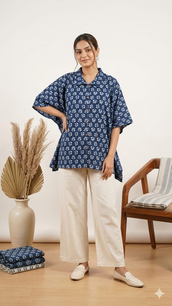 Amrah Wholesale Naisha K 924 Vol 2 Cotton Printed Kaftan Style Shirt Tops - Amrah Wholesale