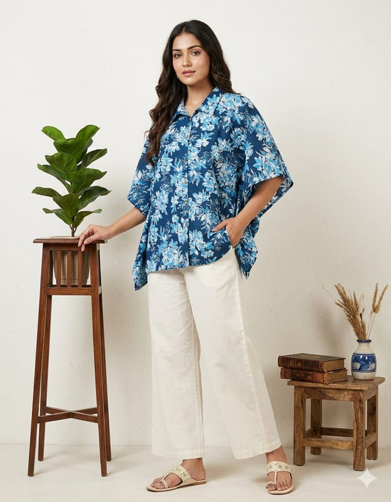 Amrah Wholesale Naisha K 924 Vol 2 Cotton Printed Kaftan Style Shirt Tops - Amrah Wholesale