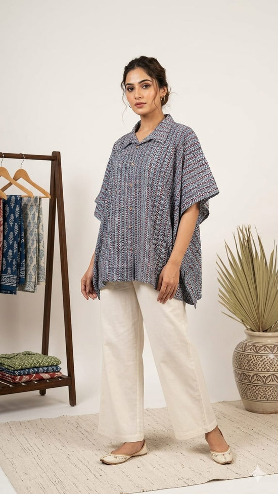 Amrah Wholesale Naisha K 924 Vol 2 Cotton Printed Kaftan Style Shirt Tops - Amrah Wholesale