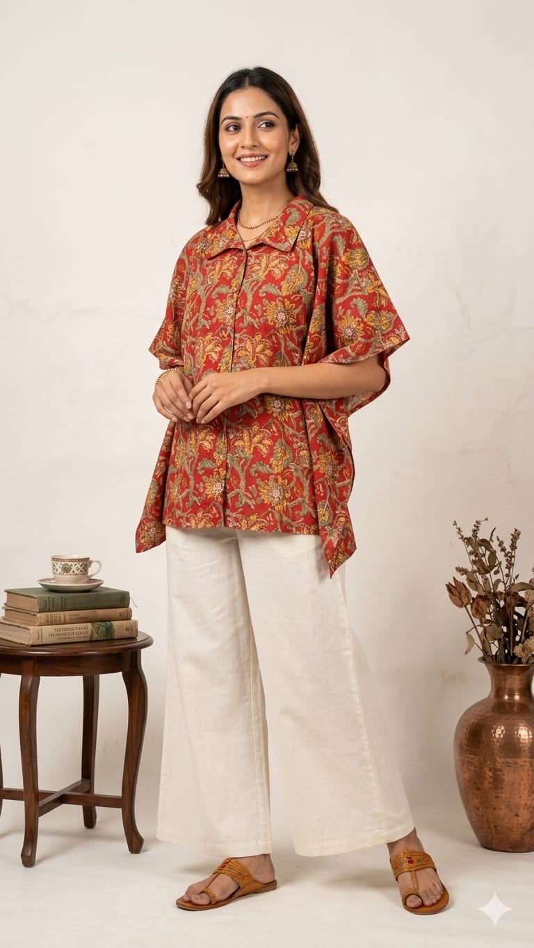 Amrah Wholesale Naisha K 924 Vol 2 Cotton Printed Kaftan Style Shirt Tops - Amrah Wholesale