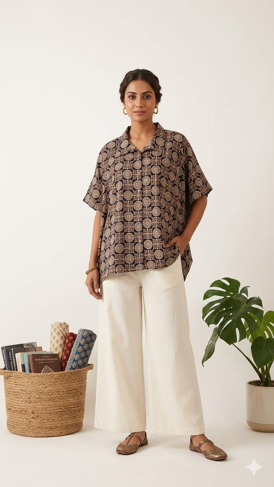 Amrah Wholesale Naisha K 924 Vol 2 Cotton Printed Kaftan Style Shirt Tops - Amrah Wholesale