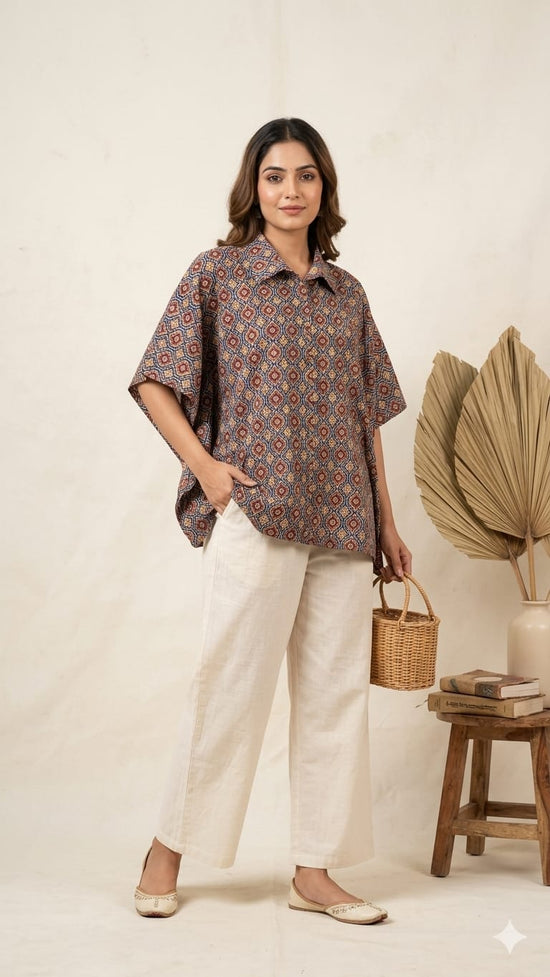 Amrah Wholesale Naisha K 924 Vol 2 Cotton Printed Kaftan Style Shirt Tops - Amrah Wholesale